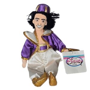 Vintage Disney Store Aladdin Bean Bag 10" Plush New w/ Tag